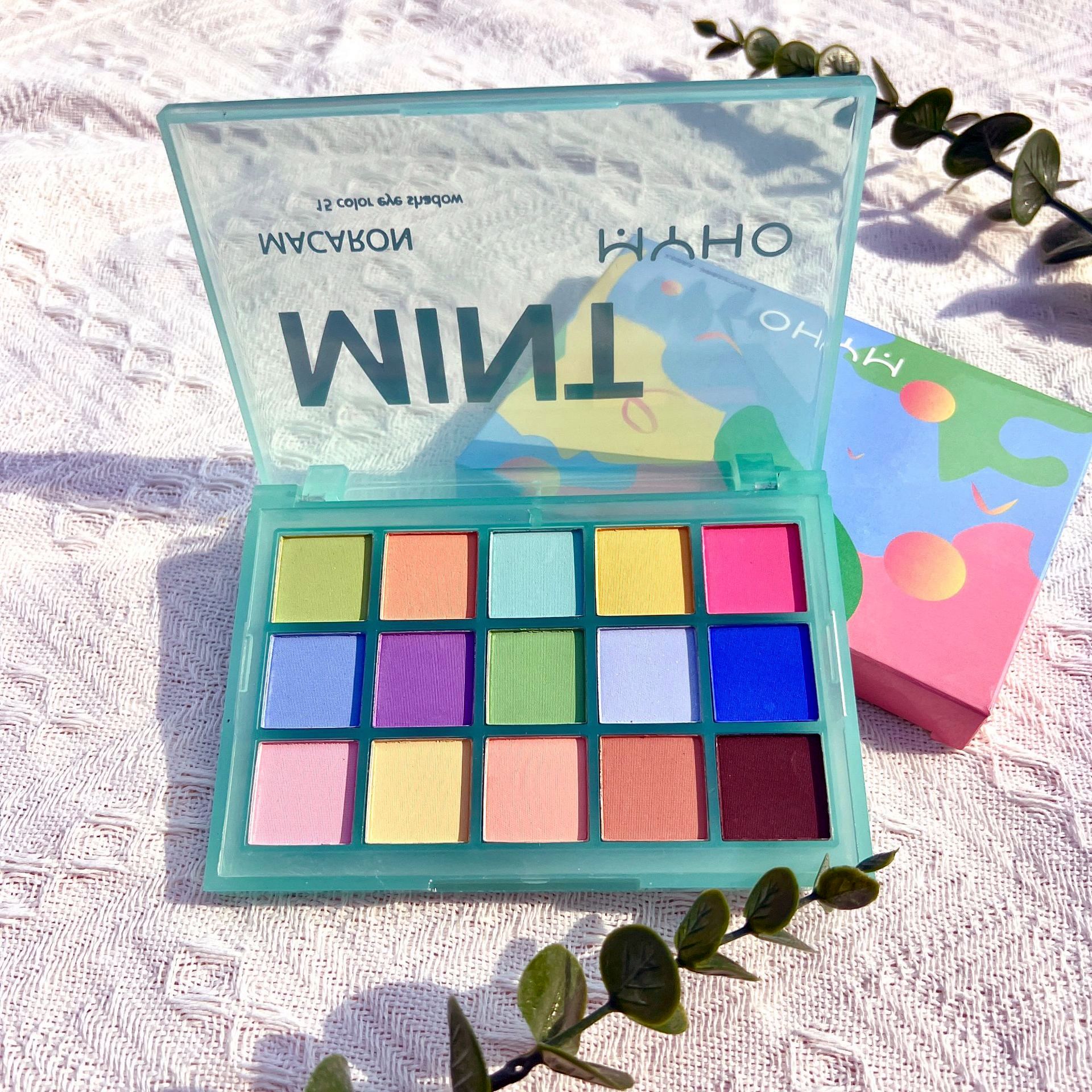 16 Colors MYHO Makeup Macaron Eyeshadow Palette Matte Pigment Eye Shadow Powder Cosmetic