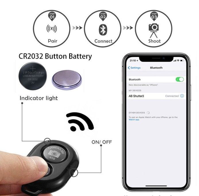 12 Inch LED Ring Light & Bluetooth Shutter Remote Control | Photography Light | Makeup Light | Vlogging Light