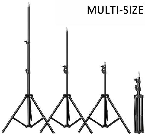 14 Inch RL-14 Ring Light Lamp 3 Color Led Photographic Studio Ring Light With 2.1-Meter Tripod Stand & Remote Control (Full Set)