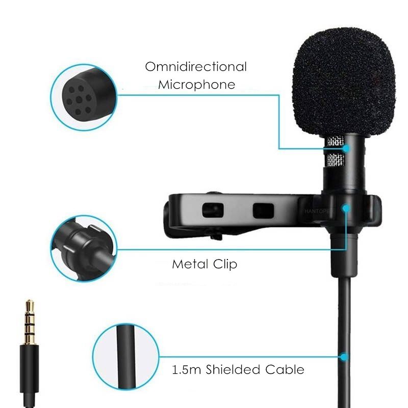 Tripod Stand, 1.5 Meters Lavaliere Microphone & Phone Holder - 1.2 Meters Tall Tripod | Cameras and Phone Tripod Stand | Small Tripods