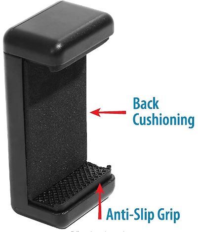 Tripod Stand, 3 Meter Lapel Microphone, Phone Holder & Ring Light Knob - 1.2Meters Tall Stand