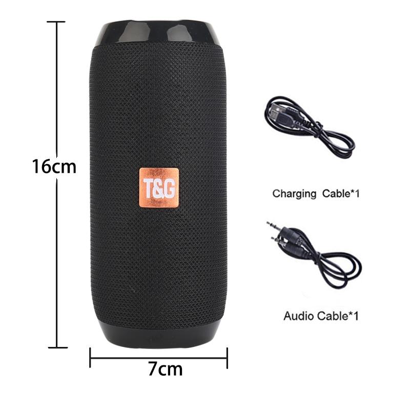 Portable Bluetooth Speakers TG117 With Radio, FM, USBport | Memory Card Slot | Rechargeable Speaker | Long Battery Life