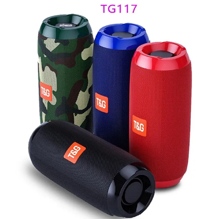 Portable Bluetooth Speakers TG117 With Radio, FM, USBport | Memory Card Slot | Rechargeable Speaker | Long Battery Life