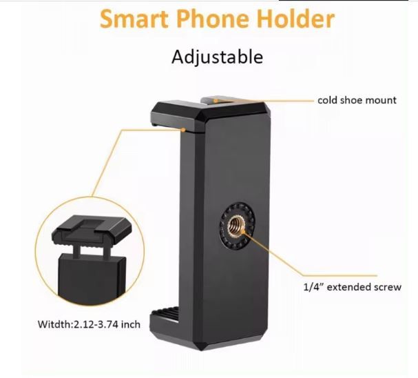 Vlogging Kit-05LM Phone DSLR Camera Tripod Vlogging Kit with Remote Control, Microphone, LED Light | Vlogging Kit
