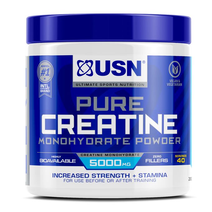 USN Micronized Creatine Monohydrate 200g - 40 Servings.