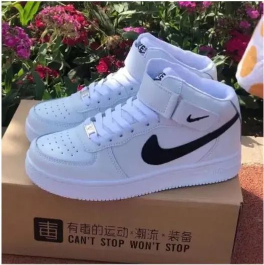Fashionable High Cut Air Force Unisex Breathable Men Women Sports Comfortable Sneakers Lace Up Closed Shoes Dress Leisure Boy Girl Shoes Fashion Airforce