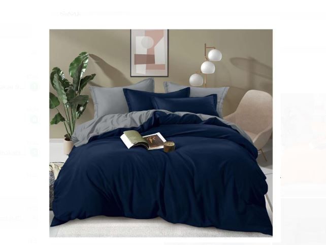 4pcs Plain Cotton Bedding Sets Duvet Cover Set with (1 Duvet Cover, 1 Bedsheet and 2 Pillow Cases or Pillow Covers)