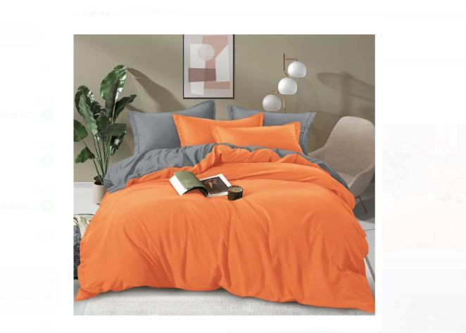 4pcs Plain Cotton Bedding Sets Duvet Cover Set with (1 Duvet Cover, 1 Bedsheet and 2 Pillow Cases or Pillow Covers)