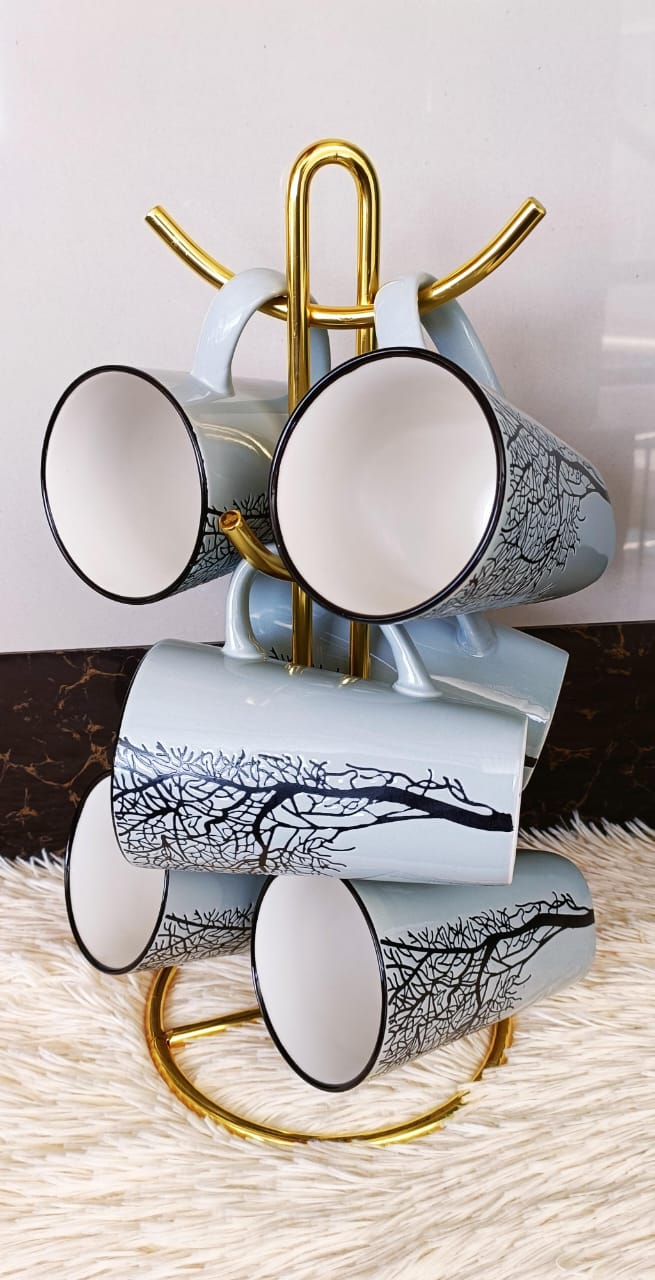 Grey Tea cups/mugs