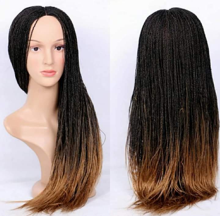 ombre braided wig