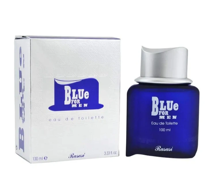 Blue For Men Perfume By Rasasi Eau De Toilette 100ML (3.4 Oz) | Aquatic Pour Homme Spray 100ml