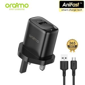 PROMOTION...Oraimo Firefly 3 10W Fast Charging Charger Kit With Micro USB.
2A Fast-charging
Fire-proof and Anti-slip
Multi-protection System 
Powered by AniFast™ Technology 
Compact Size