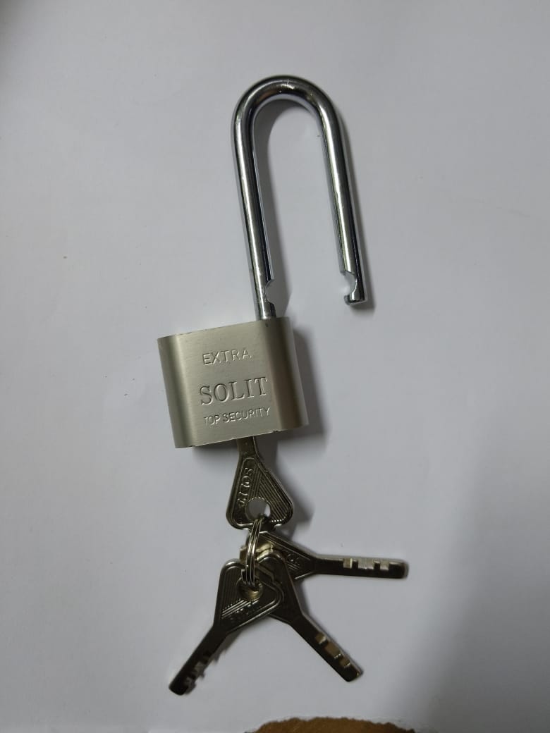 Solit padlock long shackle 50mm top security lock