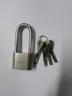 Solit padlock long shackle 50mm top security lock