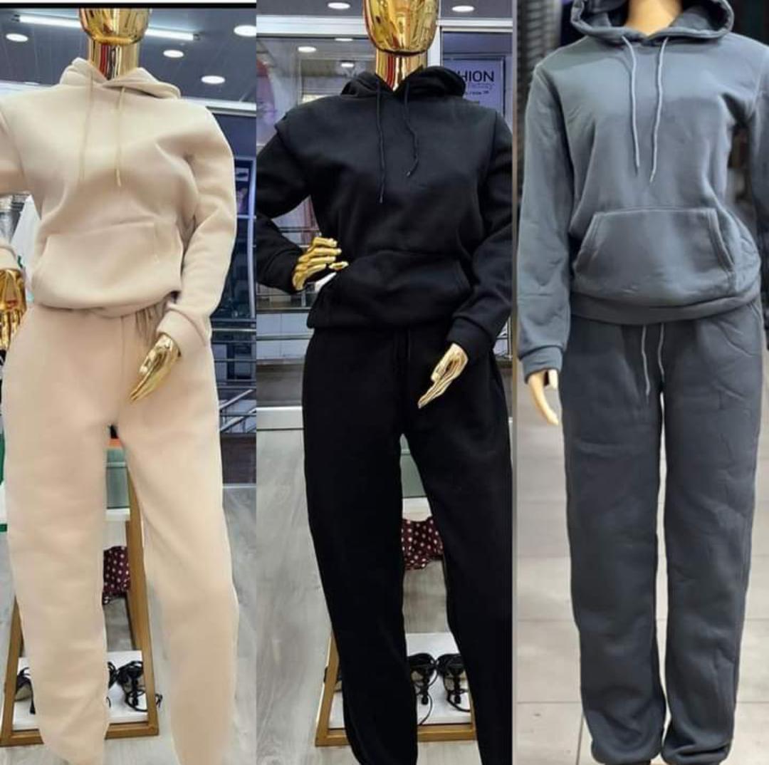 Timeless and High quality and fashionable Women's Lounge Sets with Pockets, Long Sleeve 2024 Fall Half Zip Sweatshirt with Jogger Pants