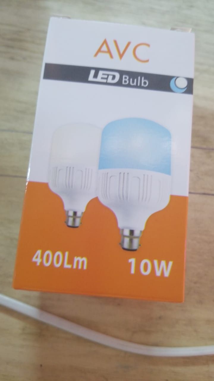 Avc 10W Multicolor LED Energy Saving Bulb(3 Colours In 1)enough brightness