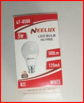 longer lifespan Neelux 5W LED Energy Saving Bulb enough brightness hard to break