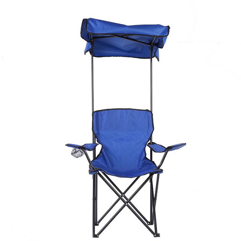 Outdoor sunshade folding beach chair portable armchair with canopy leisure chair folding chair picnic chair wholesale