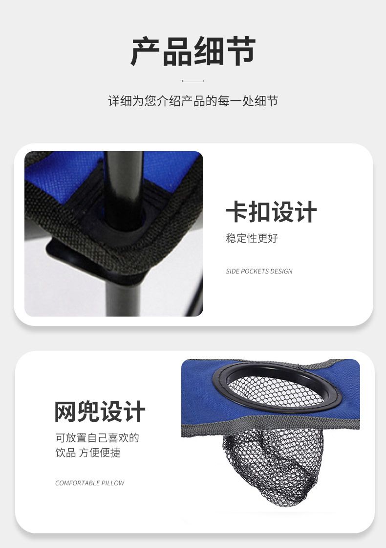 Outdoor sunshade folding beach chair portable armchair with canopy leisure chair folding chair picnic chair wholesale