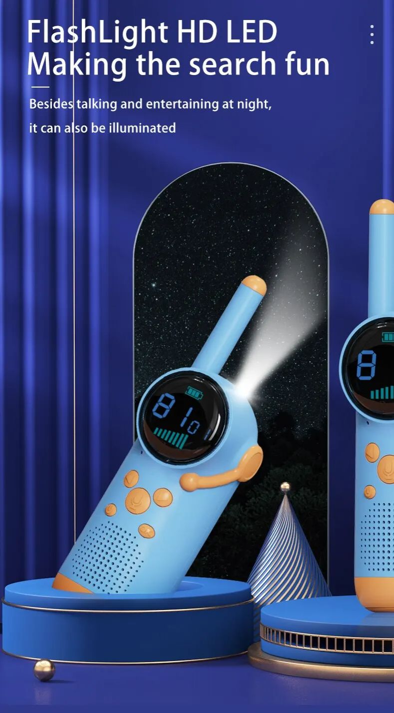 Smart children's walkie-talkie parent-child handheld wireless outdoor interactive toy gift