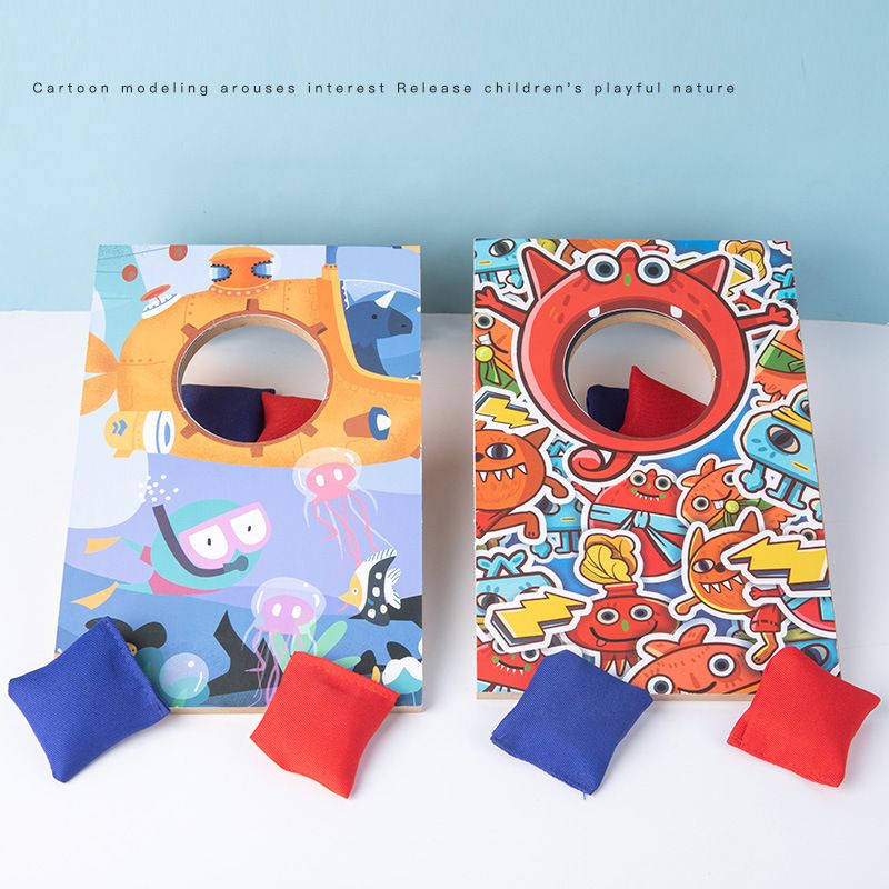 Children's cloth sandbag throwing game, throwing target sandbag board, indoor and outdoor parent-child interactive toys