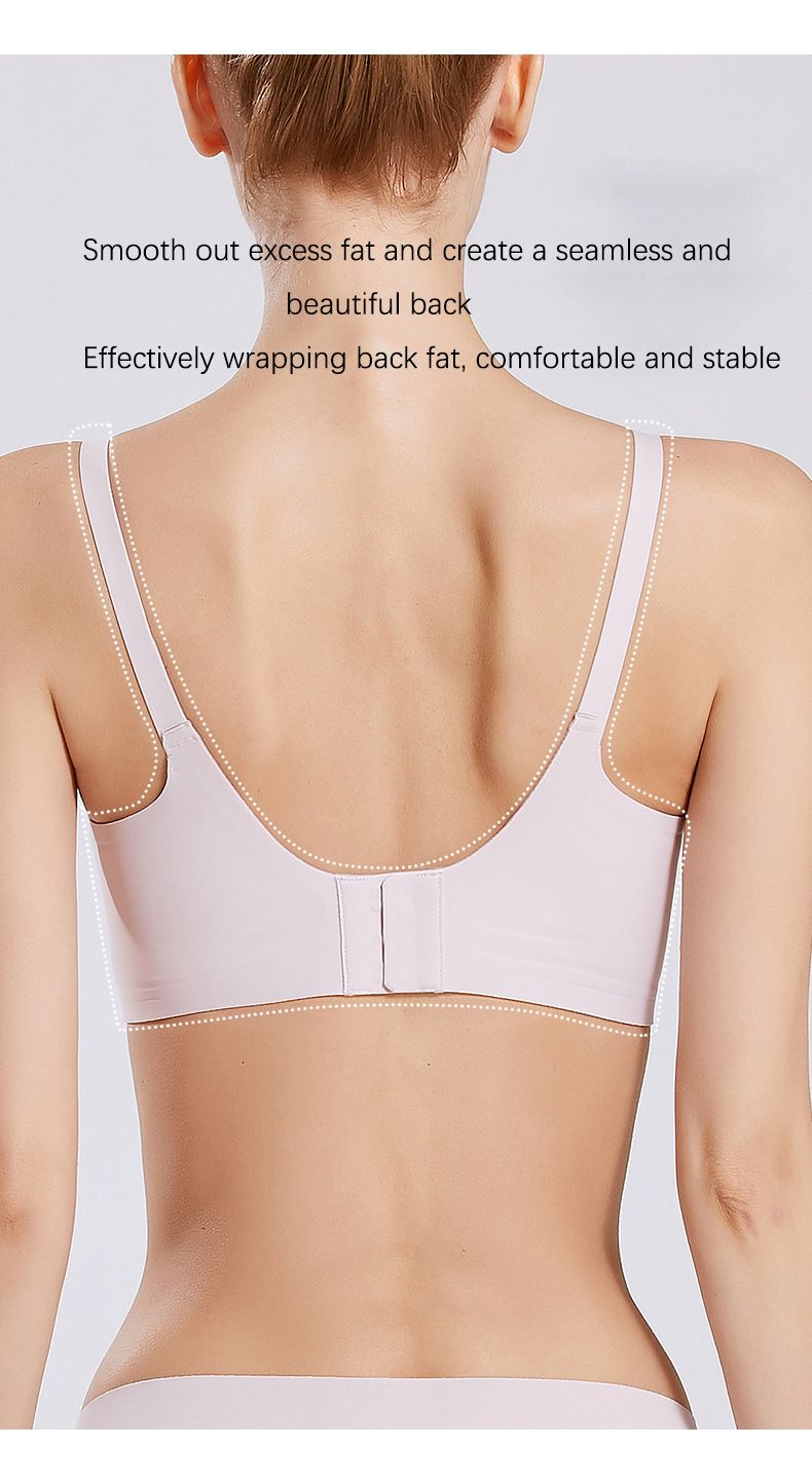 Momcozy maternity bra, anti sagging, large one piece, front buckle without steel ring, thin breastfeeding bra, seamless and super comfortable maternity bra