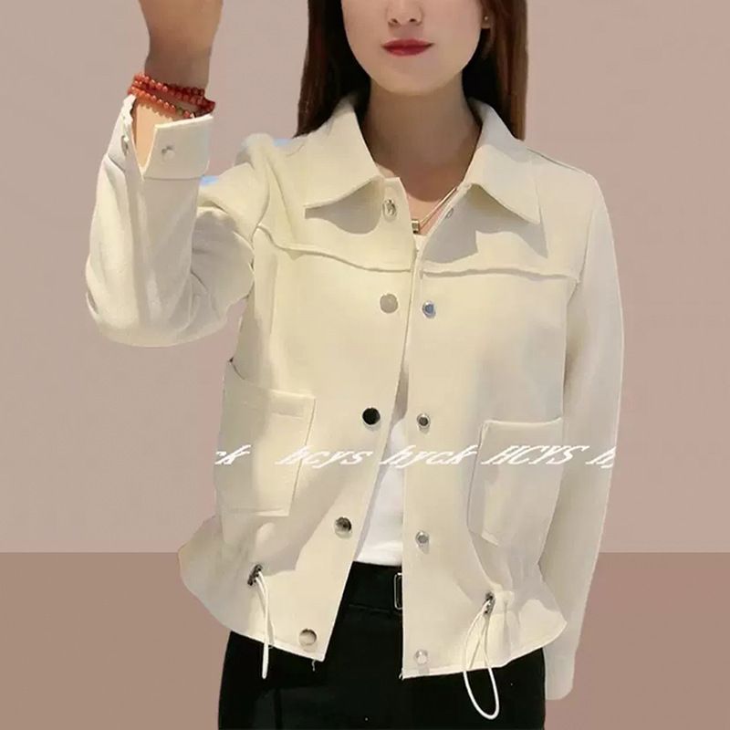 Short coat 2024 Spring and Autumn New Style Popular Short casual trench coat Small women's jacket this year