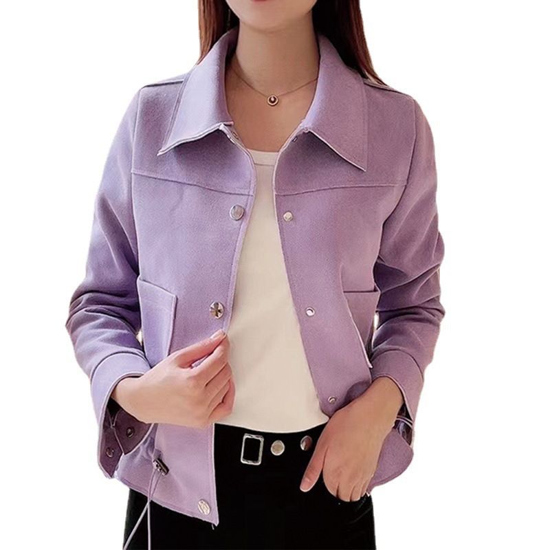 Short coat 2024 Spring and Autumn New Style Popular Short casual trench coat Small women's jacket this year