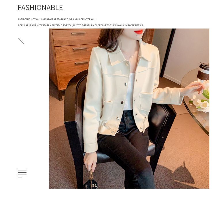 Short coat 2024 Spring and Autumn New Style Popular Short casual trench coat Small women's jacket this year