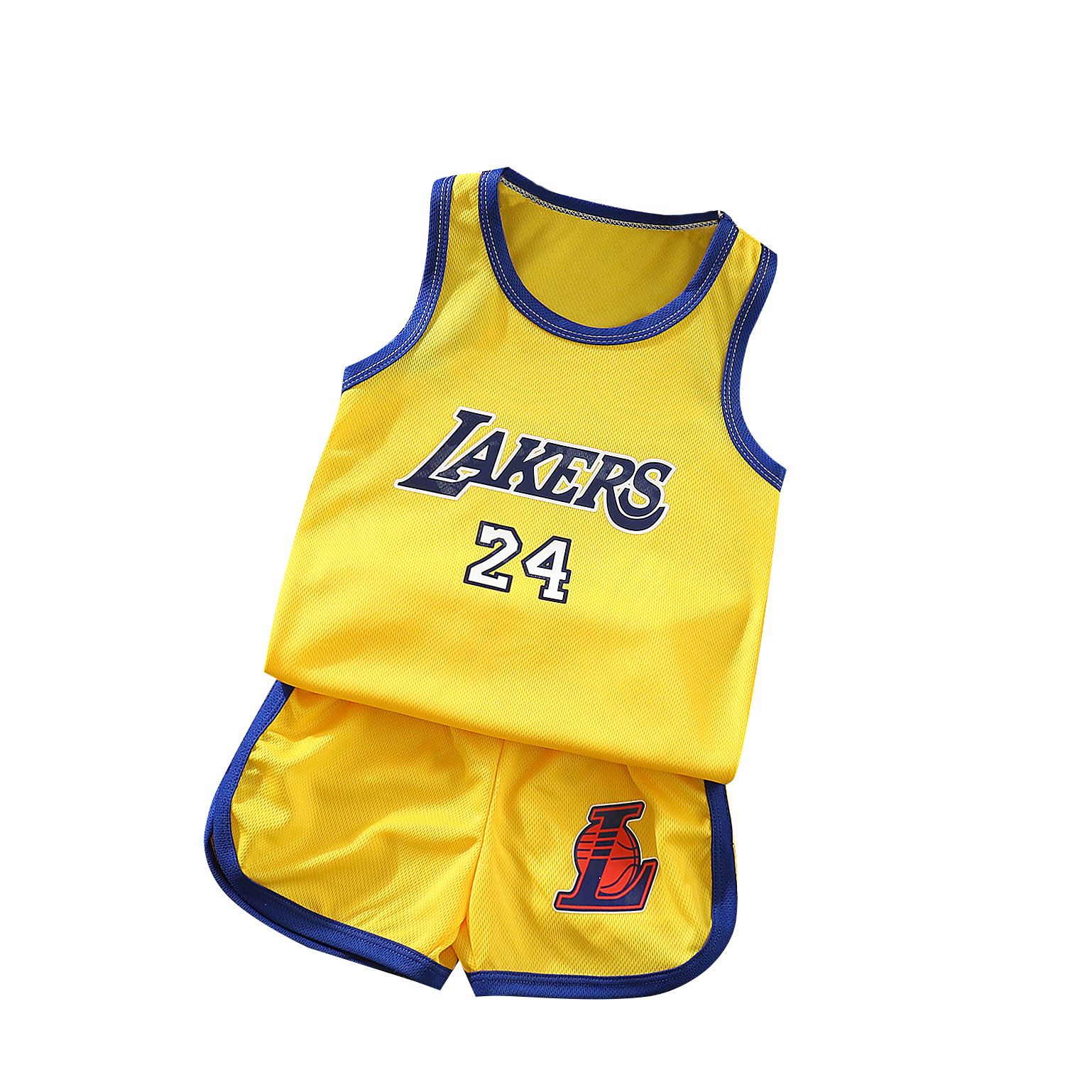 Children's sports basketball suit, summer set, performance suit, student vest, breathable and sweat wicking jersey for small and medium-sized boys