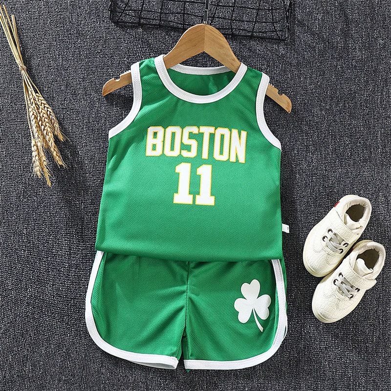 Children's sports basketball suit, summer set, performance suit, student vest, breathable and sweat wicking jersey for small and medium-sized boys