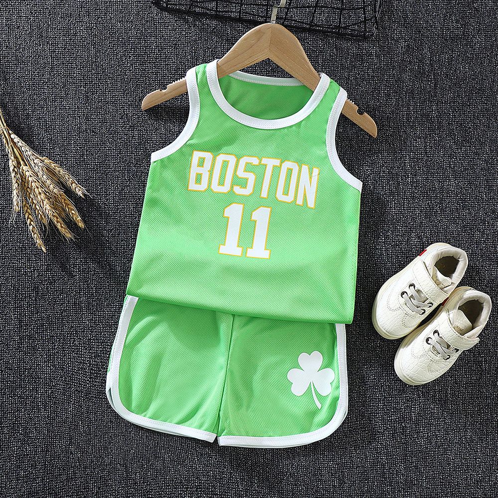 Children's sports basketball suit, summer set, performance suit, student vest, breathable and sweat wicking jersey for small and medium-sized boys