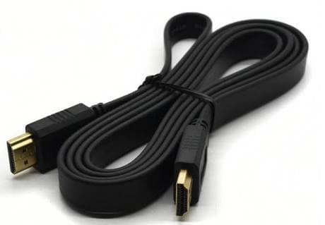 Flat Hdmi Cable 1.5m Black