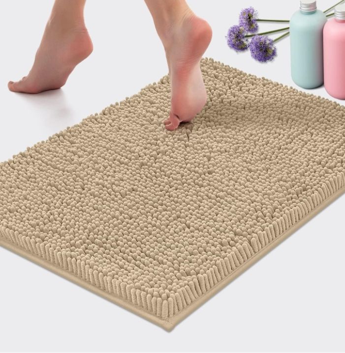 Door Mat Indoor Super Absorbent Microfiber Washable Pet Rug, Low-Profile Entryway Rug with Non-Slip Backing, Dirty Trapper Inside Entrance Doormat for Shoes, 50*80