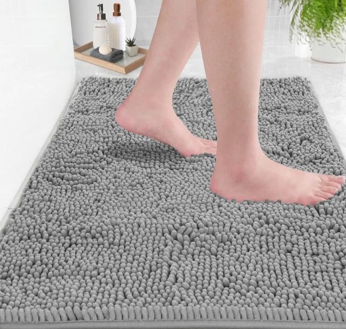 Door Mat Indoor Super Absorbent Microfiber Washable Pet Rug, Low-Profile Entryway Rug with Non-Slip Backing, Dirty Trapper Inside Entrance Doormat for Shoes, 50*80