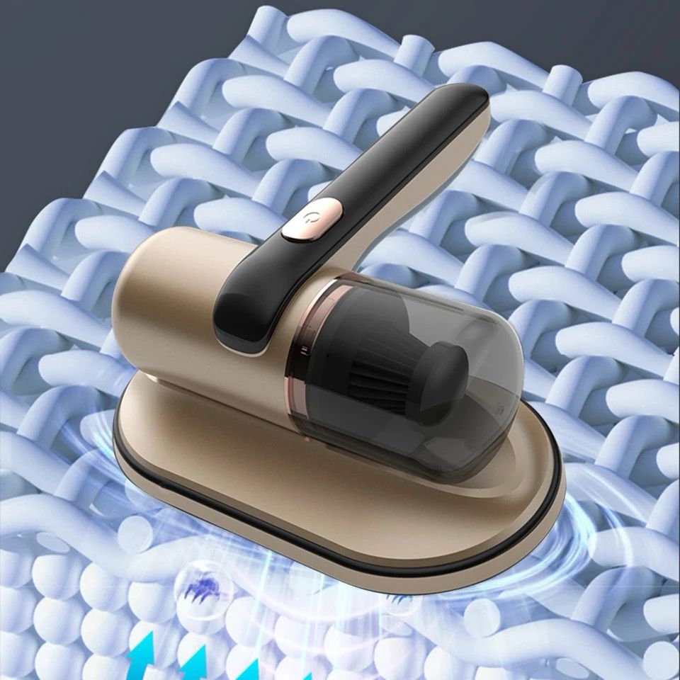Bed Vacuum Cleaner，13Kpa Strong Suction, and Low Noise, UV Light, Washable HEPA Filter for Deep cleaning， Handheld Vacuum Effectively Clean Up Bed, Mattress Vacuum Corded, Sofas, Pet Hair and Carpets.