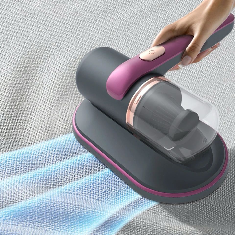 Bed Vacuum Cleaner，13Kpa Strong Suction, and Low Noise, UV Light, Washable HEPA Filter for Deep cleaning， Handheld Vacuum Effectively Clean Up Bed, Mattress Vacuum Corded, Sofas, Pet Hair and Carpets.