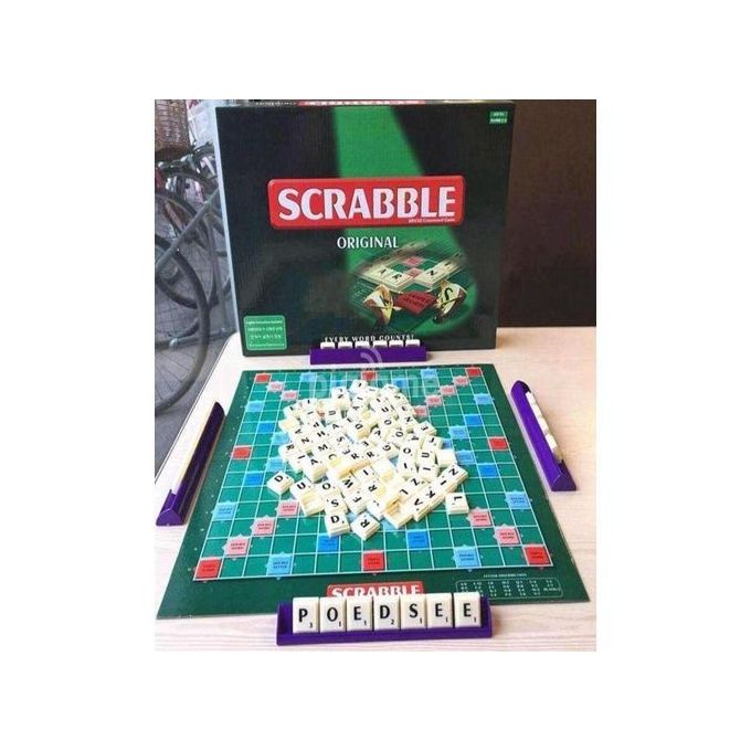 Scrabble 100 Letter Tiles Board Game