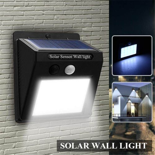 20 LED Outdoor Solar Motion And Night Sensor Light White Light