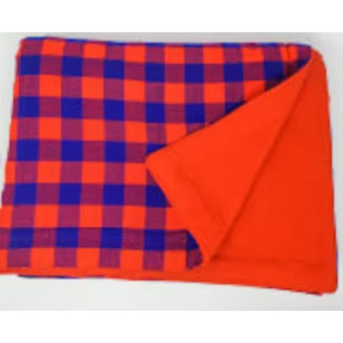 Butterfly Brand 100% African Multi Colored Maasai Shuka Warm Fleece Lining Premium Fleece Masai Shuka