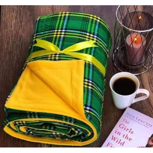 Butterfly Brand 100% African Multi Colored Maasai Shuka Warm Fleece Lining Premium Fleece Masai Shuka