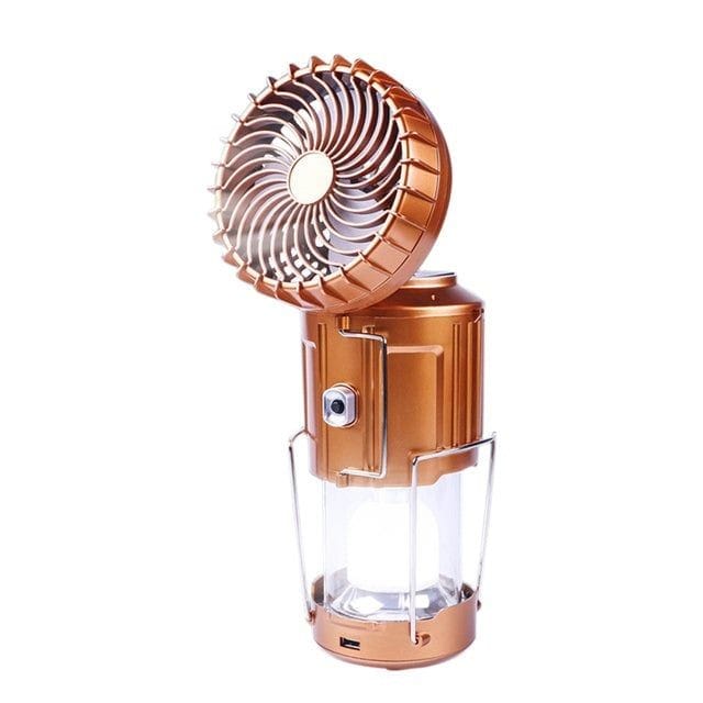 Solar Camping Lantern with Fan, Emergency Flashlight Charging for Phone, USB Rechargeable Portable LED Lanterns Camping Fans for Tents Power Outage Hurricanes Camping Gear
