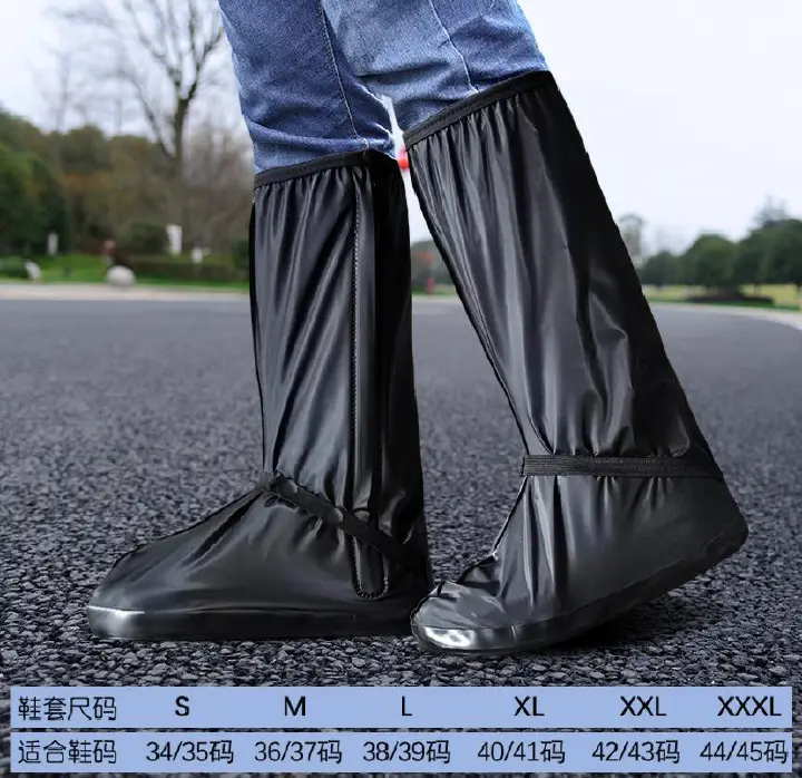 Long Anti-slip Waterproof Rain Boot Shoes Cover