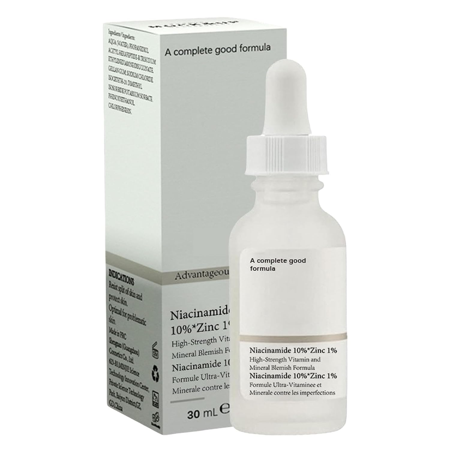 The Ordinary Niacinamide Serum For Face, Niacinamide 10% + Zinc 1%, Anti Aging Serum, Dark Spot Serum For Dark Spot, Facial Serums For Moisturizing, Firming Skin, And Even Skin Tone 30 ml