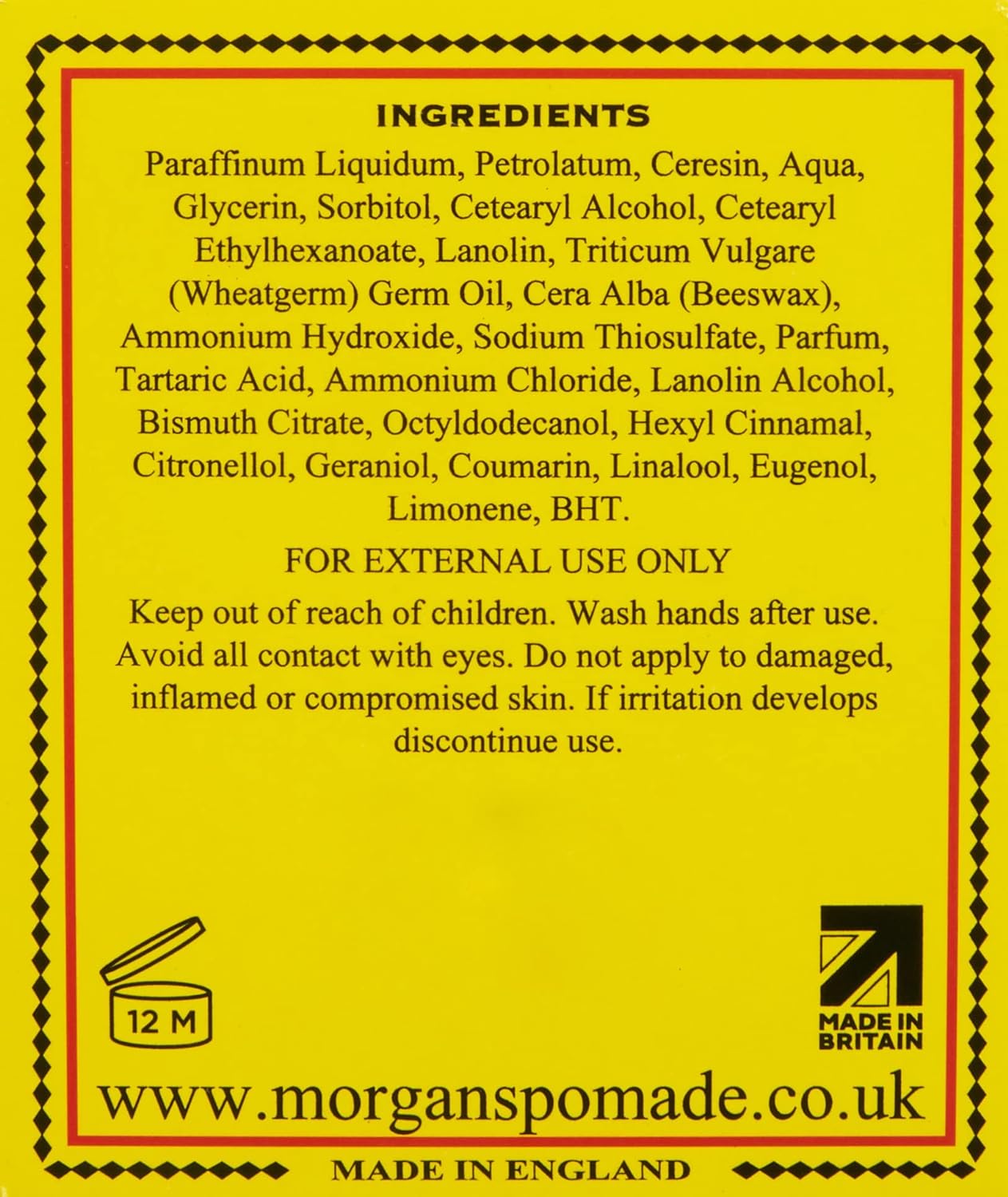 MORGAN'S POMADE "The Original" Simply takes the grey away!