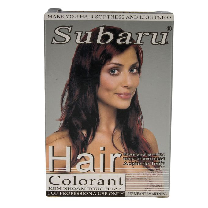 Subaru Hair Dye Protective Creme With Protin Conditioner-Wine Red