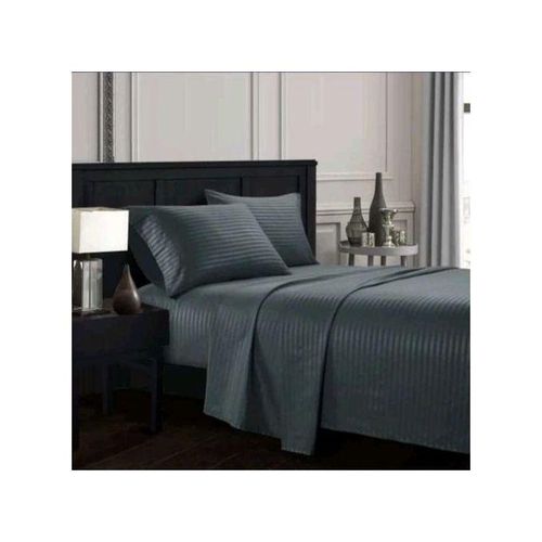 4pc Set TC Cotton Stripped Bedsheets (2 Bed Sheets, 2 Pillow Cases)