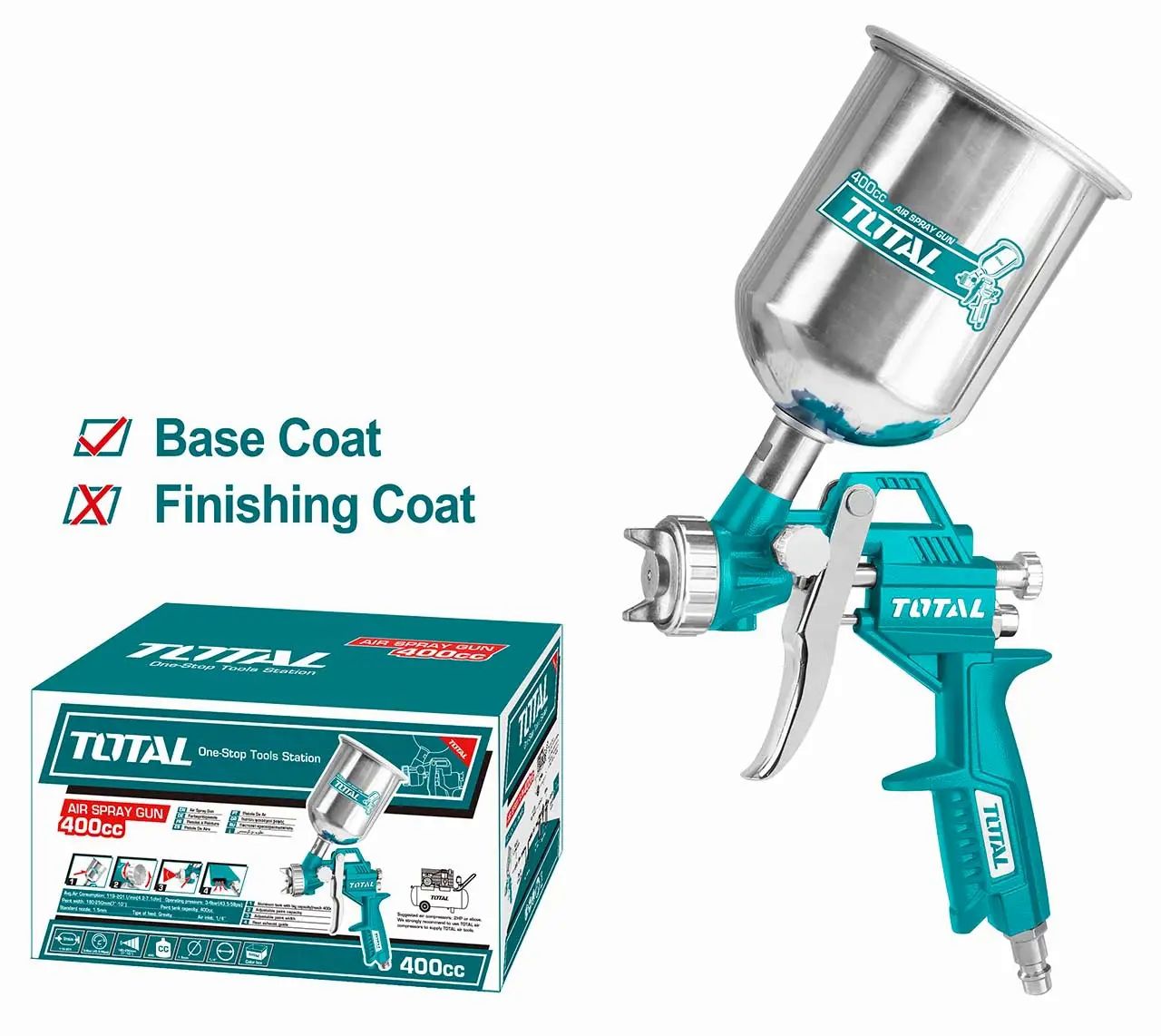 TOTAL TAT10401 Air spray gun