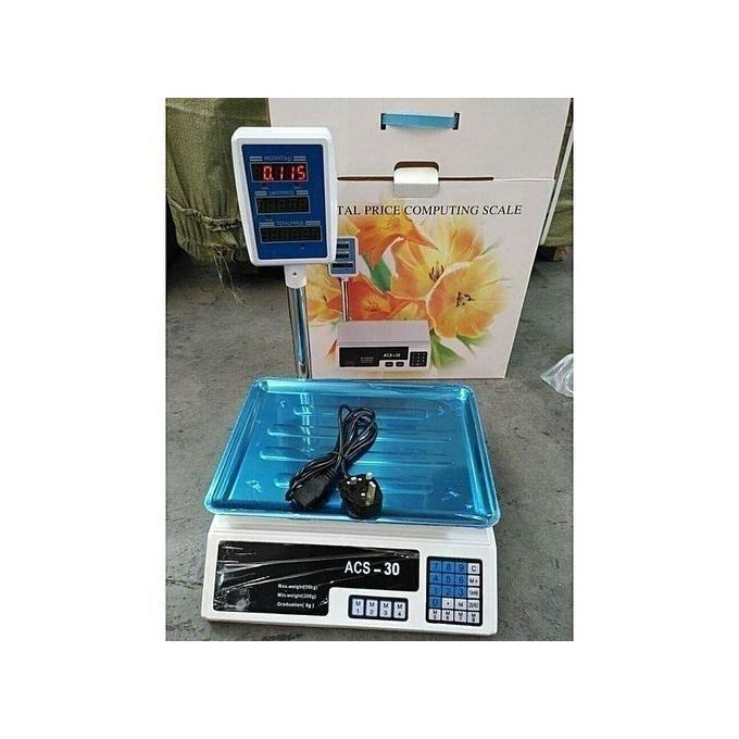 Original ACS 30 Digital Weighing Scale - Up To 30Kgs