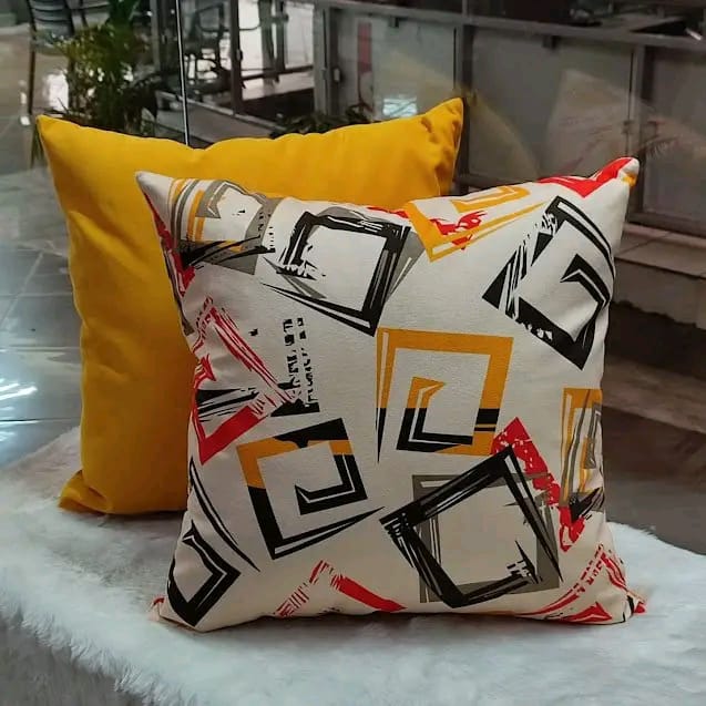 Set of 5pcs mix and match cushion throw pillow cases with throw pillow inside..size 45cmx45cm